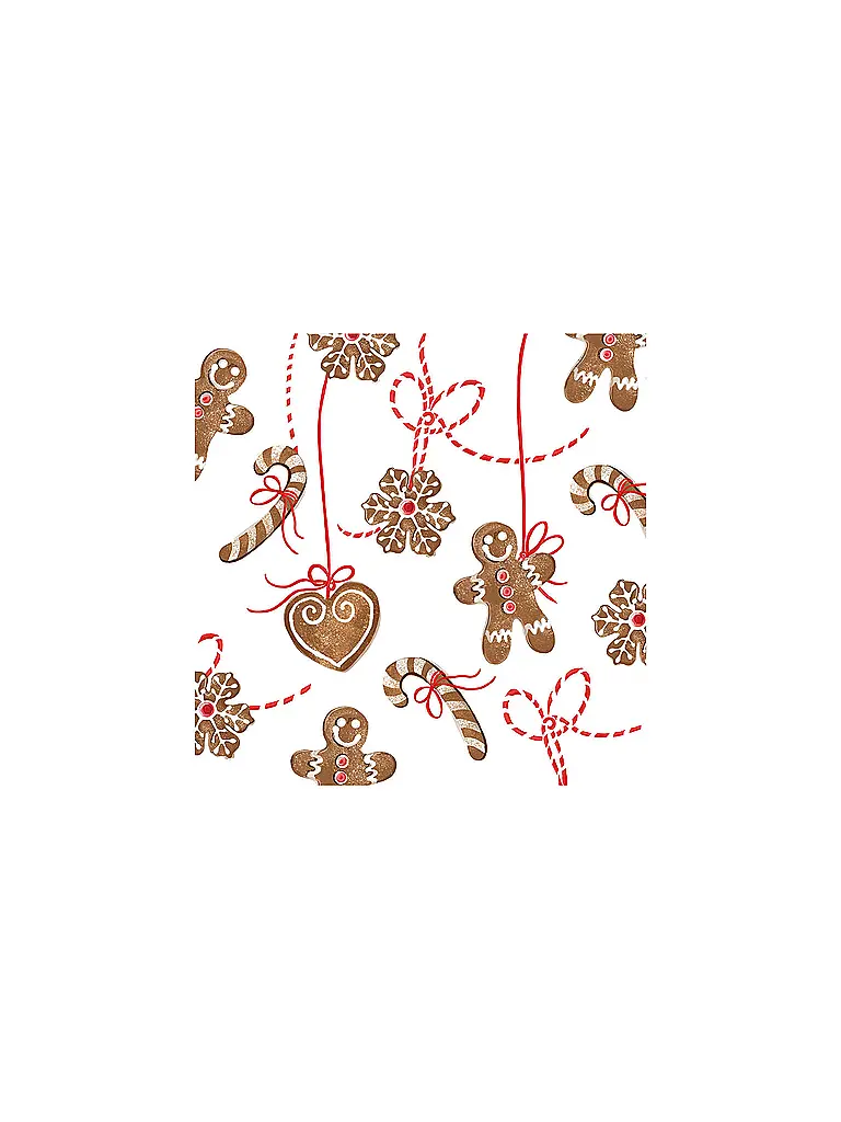 PAPER-PRODUCTS | Servietten natalizie 33x33 cm | Marrone