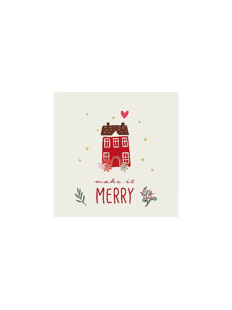 PAPER-PRODUCTS | Servietten natalizie 33x33 cm | Beige