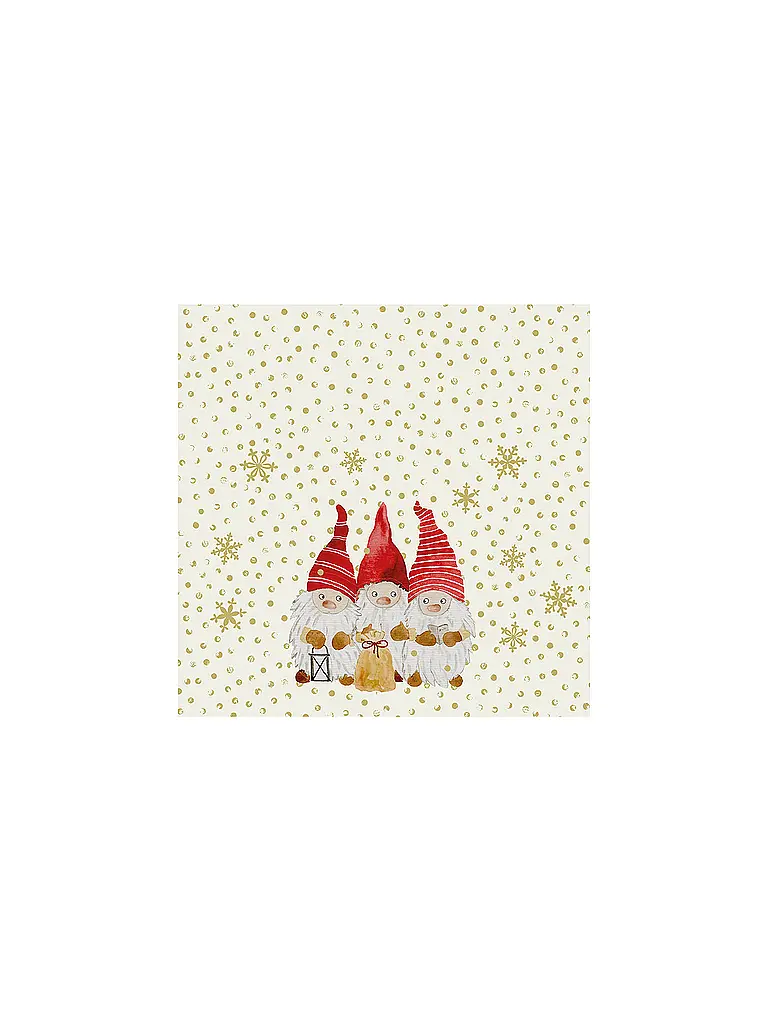 PAPER-PRODUCTS | Servietten natalizie 33x33 cm | Crema