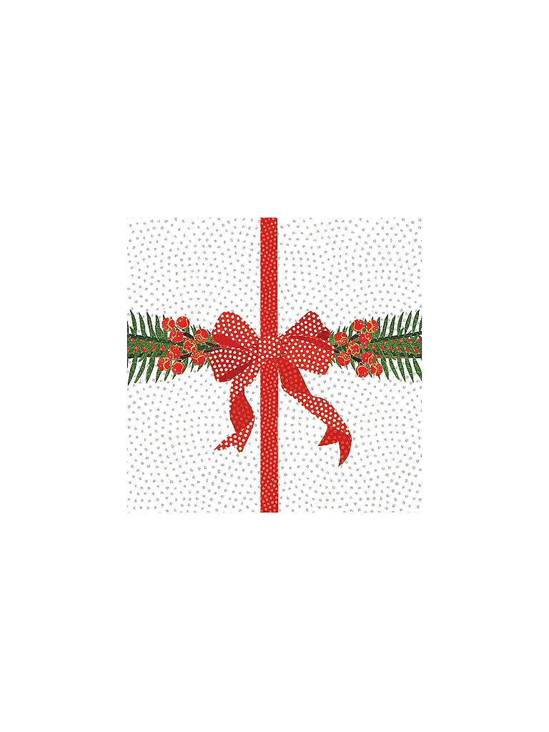 PAPER-PRODUCTS | Servietten natalizie 33x33 cm | Bianco