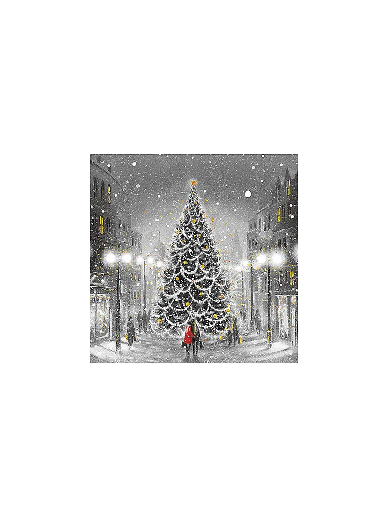 PAPER-PRODUCTS | Tovaglioli natalizi 33x33 cm | Grigio