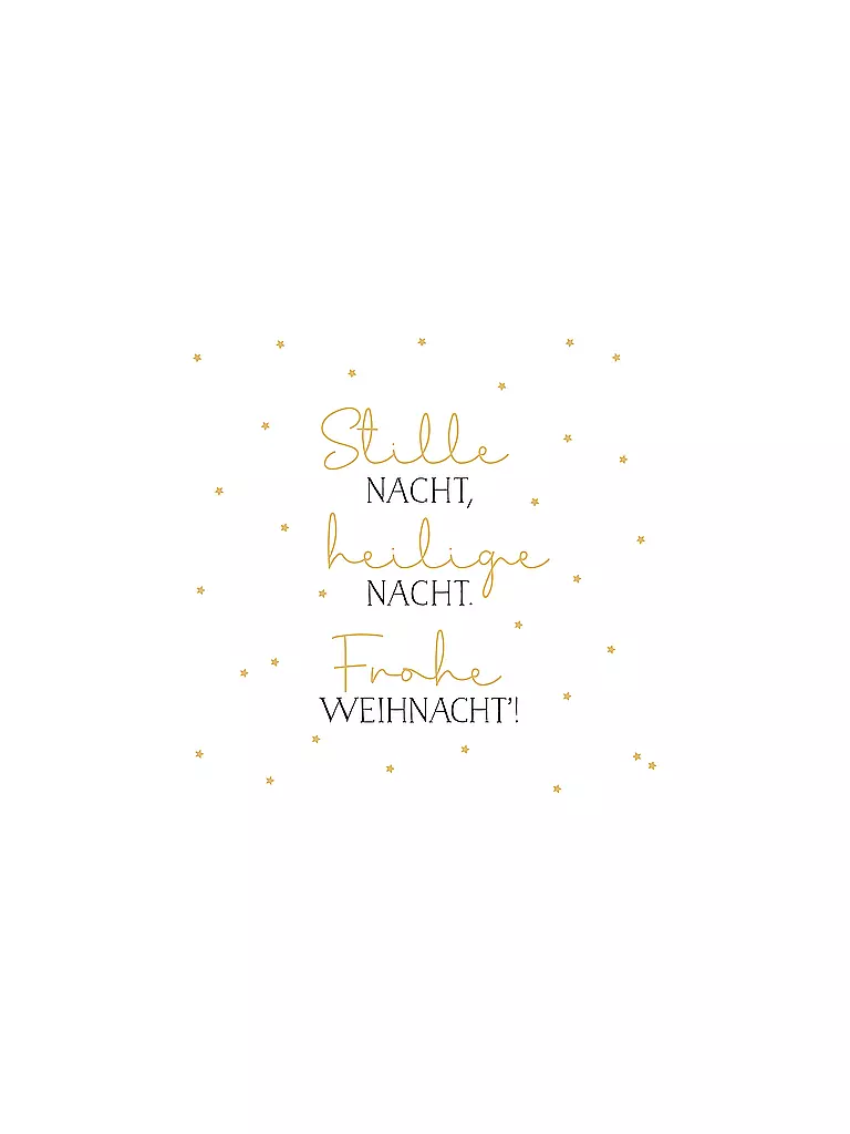 PAPER-PRODUCTS | Weihnachts Lunch-Servietten 33x33cm STILLE NACHT | Bianco