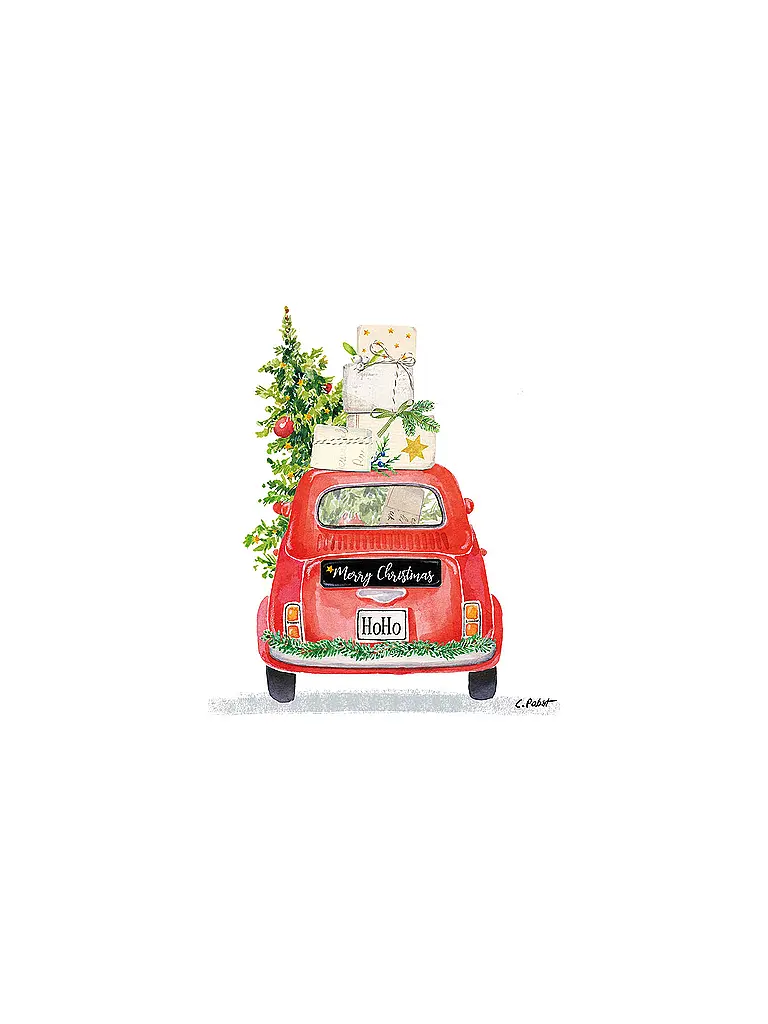 PAPER-PRODUCTS | Weihnachts-Servietten 25x25cm | Bianco