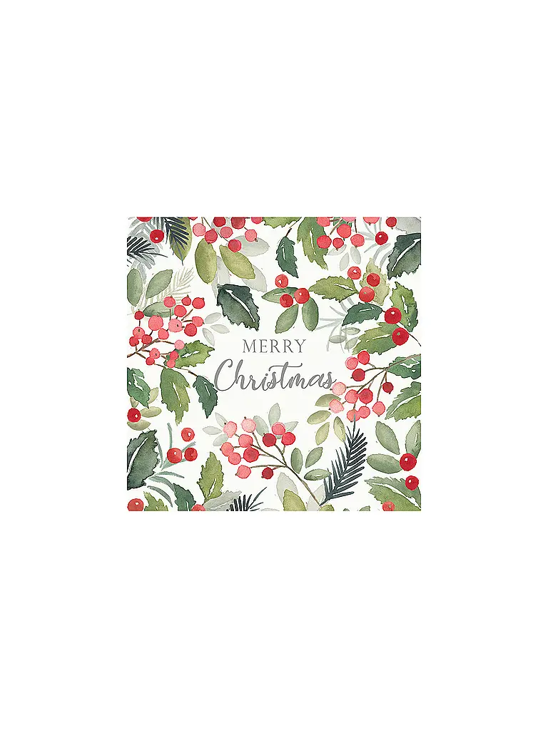 PAPER-PRODUCTS | Weihnachts-Servietten 25x25cm | Bianco