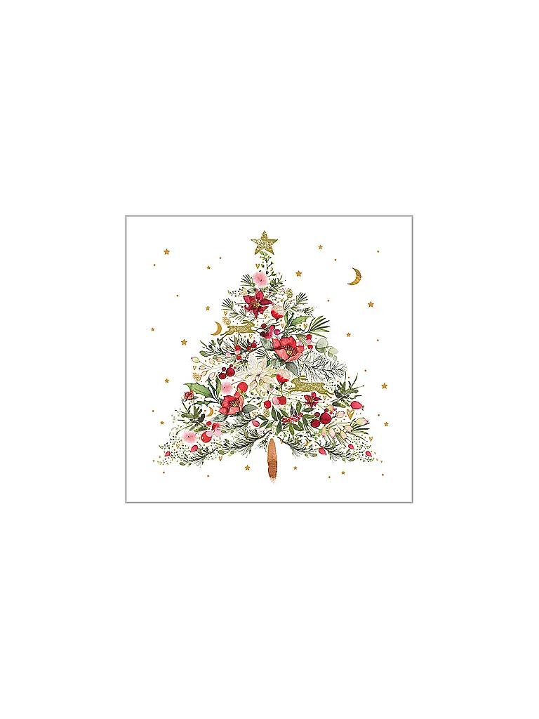 PAPER-PRODUCTS | Weihnachts-Servietten 25x25cm | Bianco