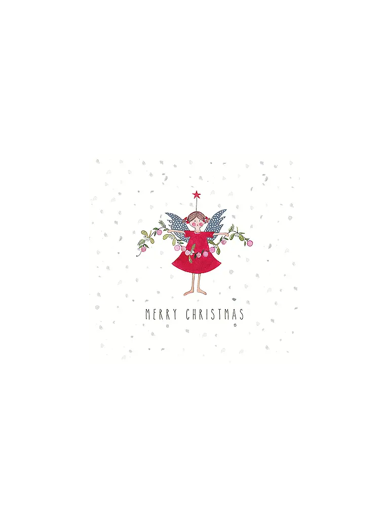 PAPER-PRODUCTS | Weihnachts-Servietten 33x33cm  | Bianco
