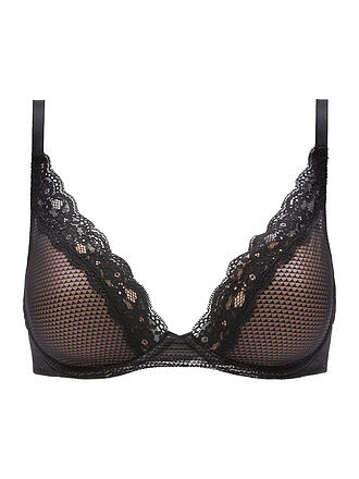 PASSIONATA | Reggiseno imbottito BROOKLYN nero