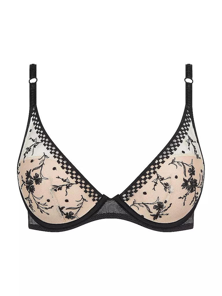 PASSIONATA | BH mit Bügel SUZY beige dore schwarz  | Nero
