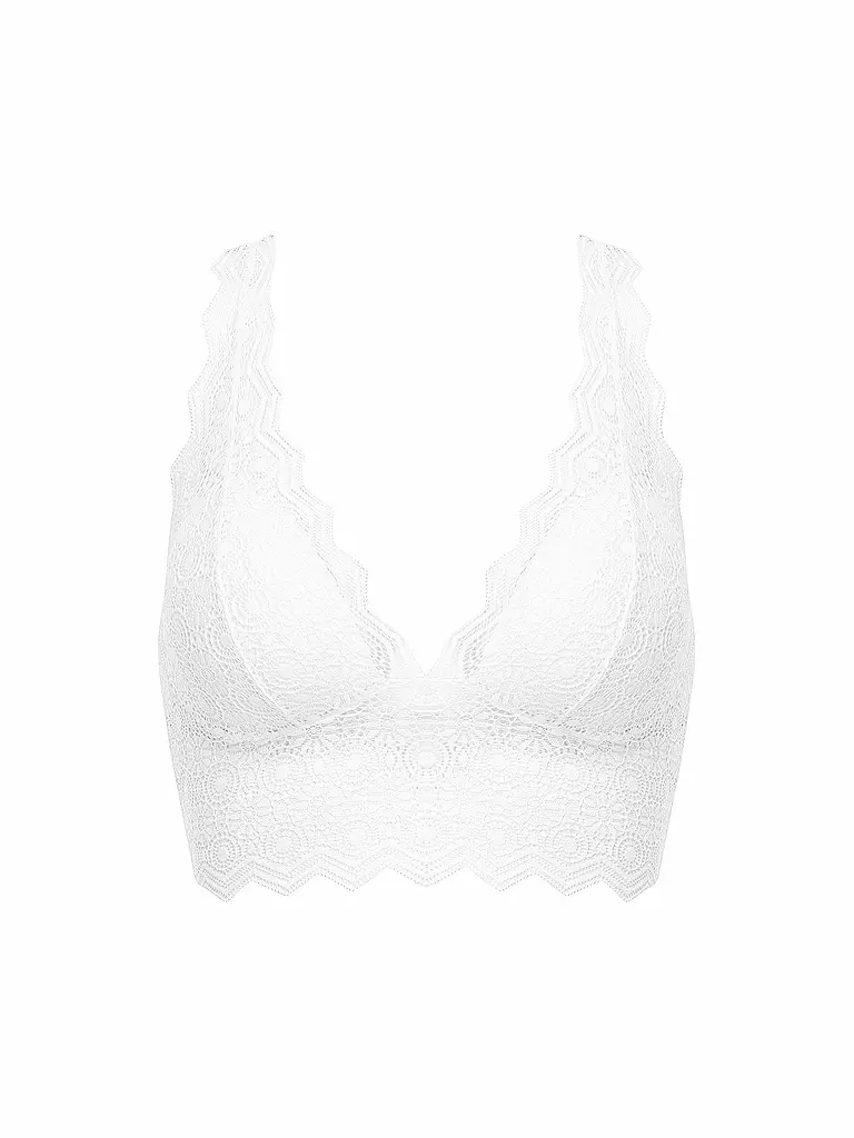 PASSIONATA | Bustier gefüttert (ohne Bügel) "Georgia" (Weiss) | Bianco
