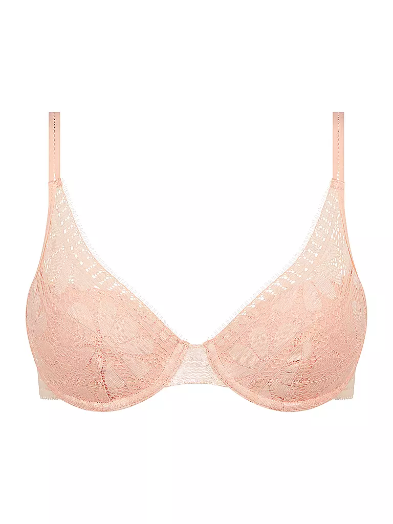 PASSIONATA | Reggiseno imbottito con ferretto color pesca tropicale | Rosa