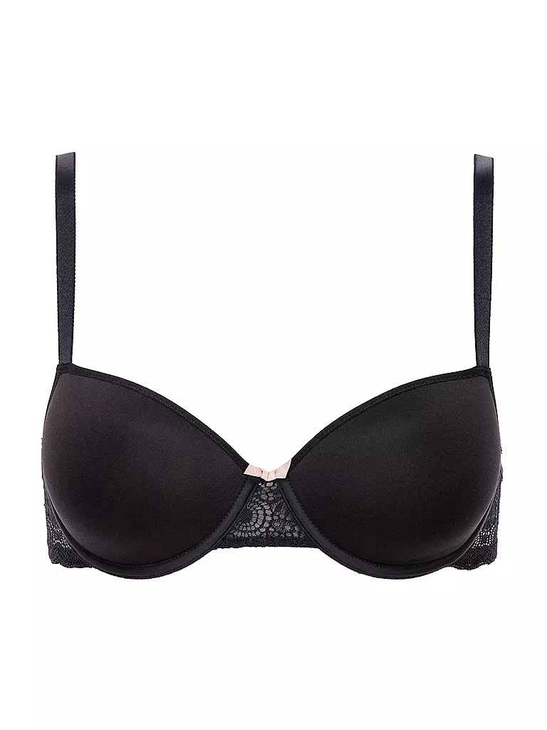 PASSIONATA | Reggiseno T-shirt (Coppa Memory) "Georgia" nero | Nero