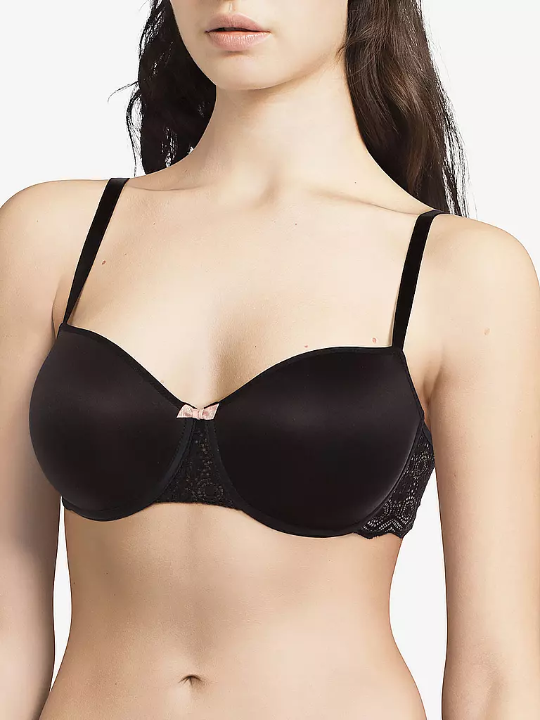 PASSIONATA | Reggiseno T-shirt (Coppa Memory) "Georgia" nero | Nero
