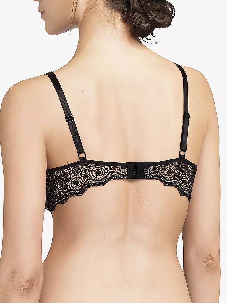 PASSIONATA | Reggiseno T-shirt (Coppa Memory) "Georgia" nero | Nero
