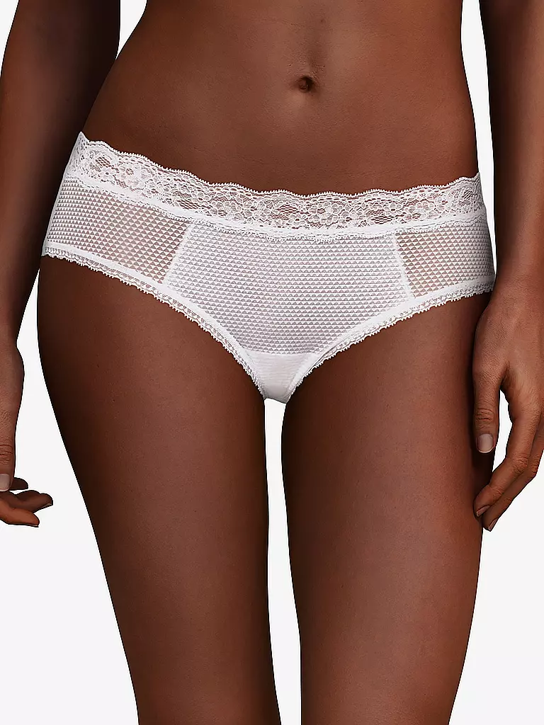 PASSIONATA | Slip "Brooklyn Shorty" (bianco) | Bianco