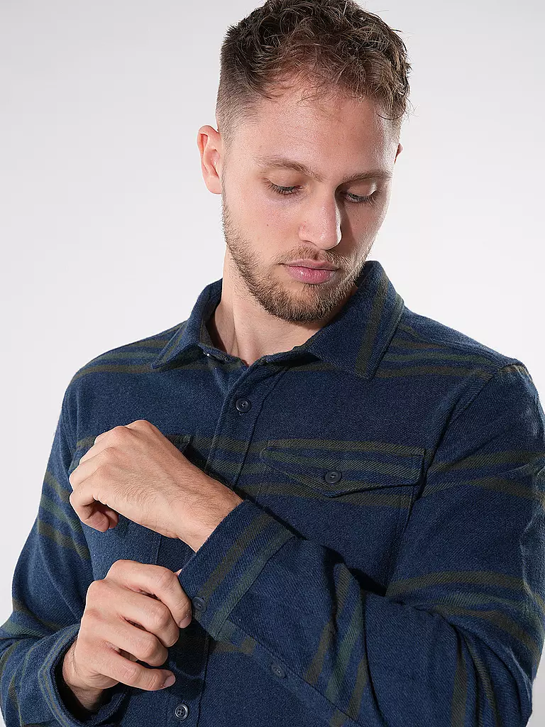 PATAGONIA | Flanellhemd FJORD | Blu scuro