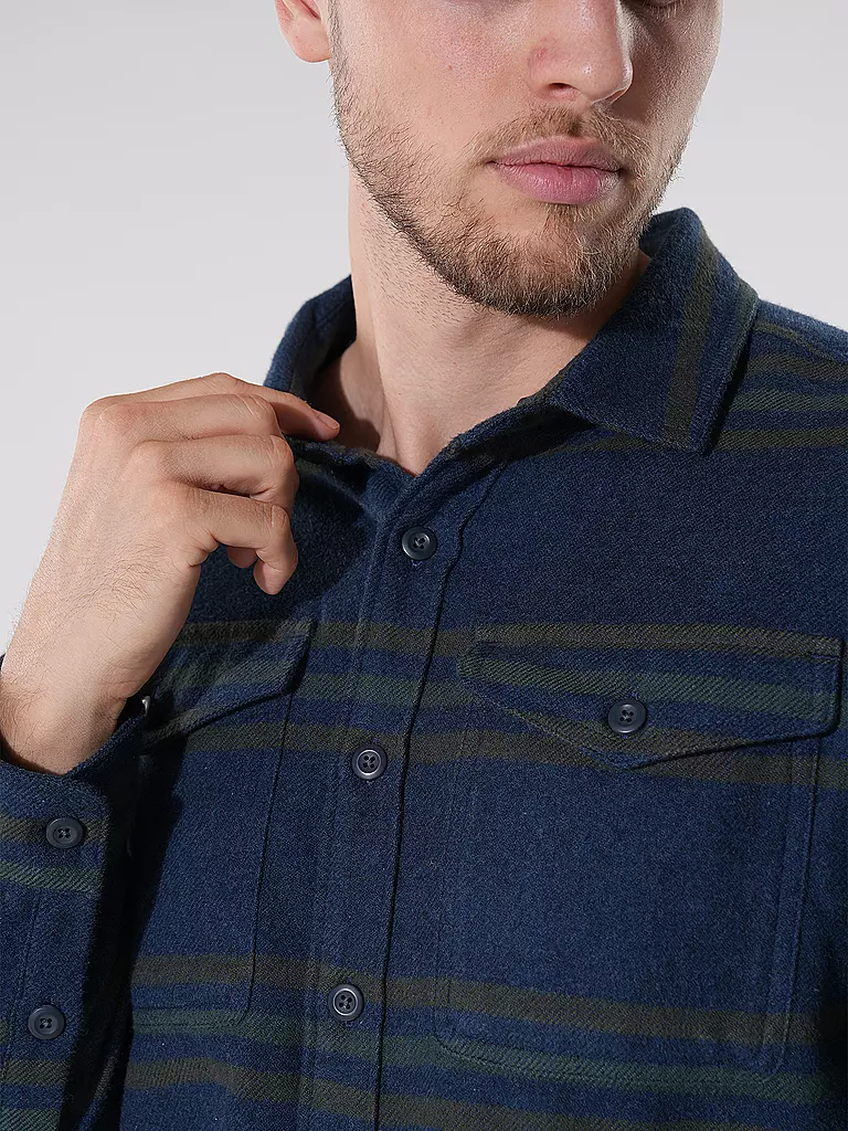 PATAGONIA | Flanellhemd FJORD | Blu scuro