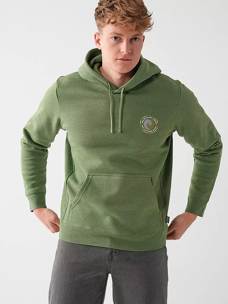 PATAGONIA | Kapuzensweater - Hoodie UNITY FITZ UPRISAL H | Verde scuro