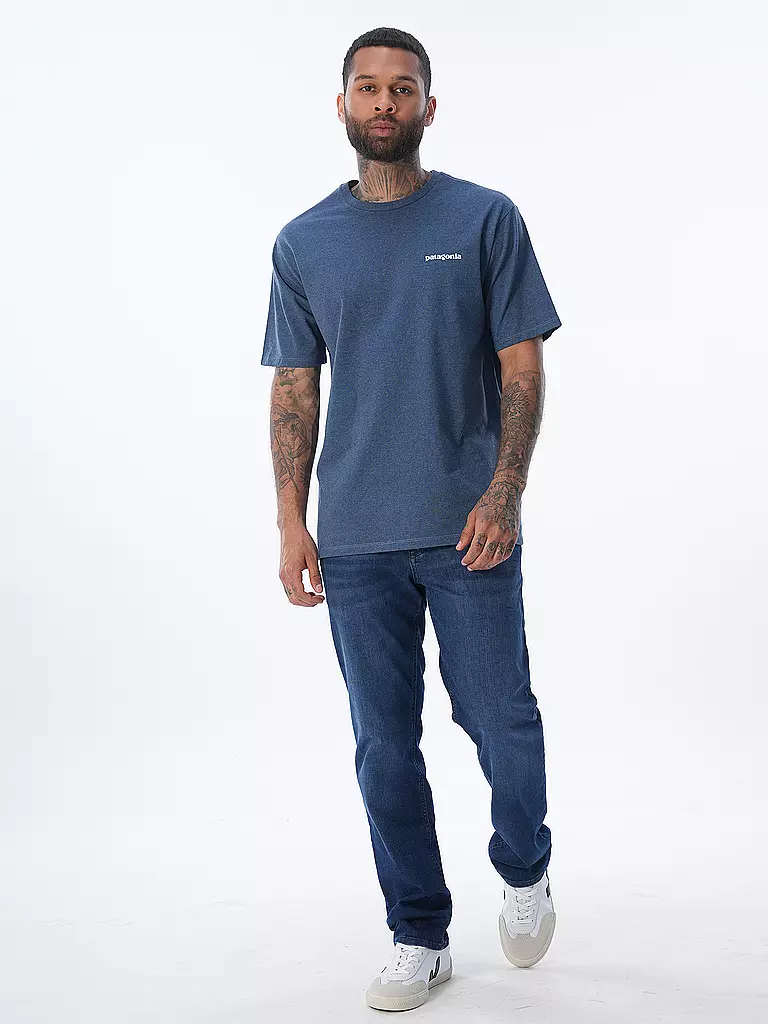 PATAGONIA | T-Shirt M'S P-6 LOGO RESPONSIBILI-TEE | Blu