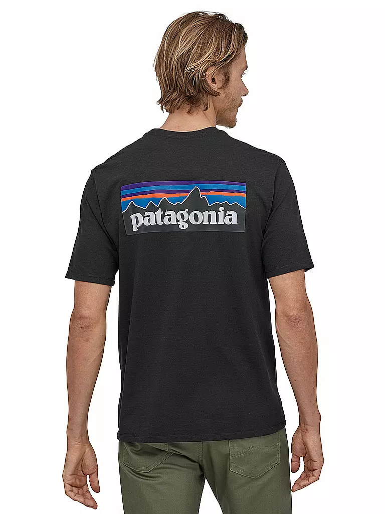 PATAGONIA | T-Shirt M'S P-6 LOGO RESPONSIBILI-TEE | Nero