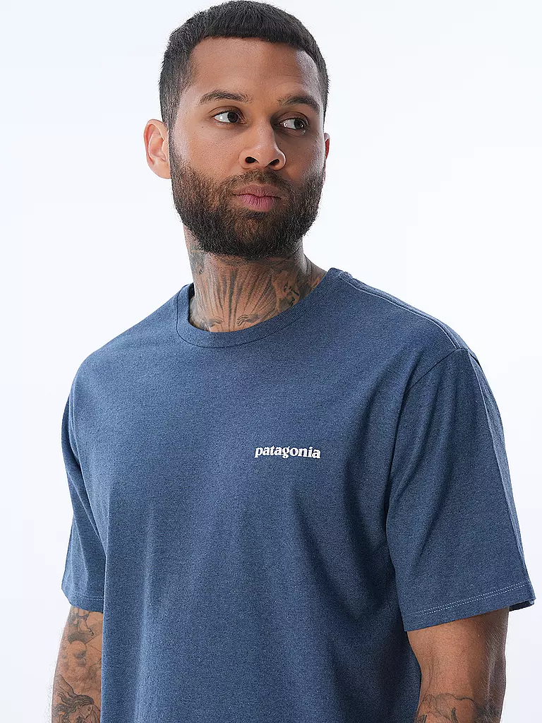 PATAGONIA | T-Shirt M'S P-6 LOGO RESPONSIBILI-TEE | Blu
