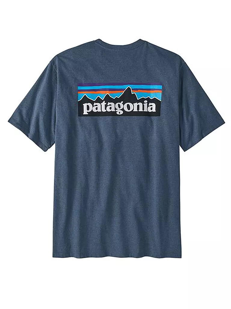 PATAGONIA | T-Shirt M'S P-6 LOGO RESPONSIBILI-TEE | Blu