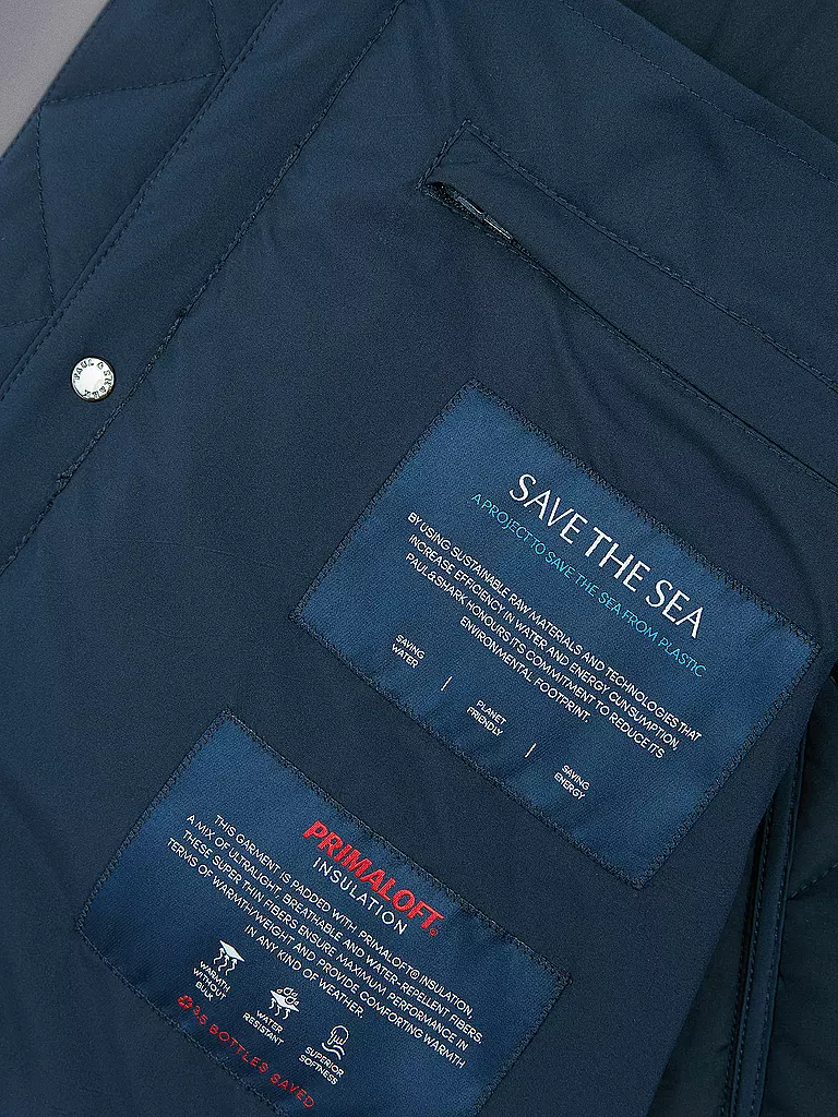 PAUL & SHARK | Steppgilet  | Blu scuro