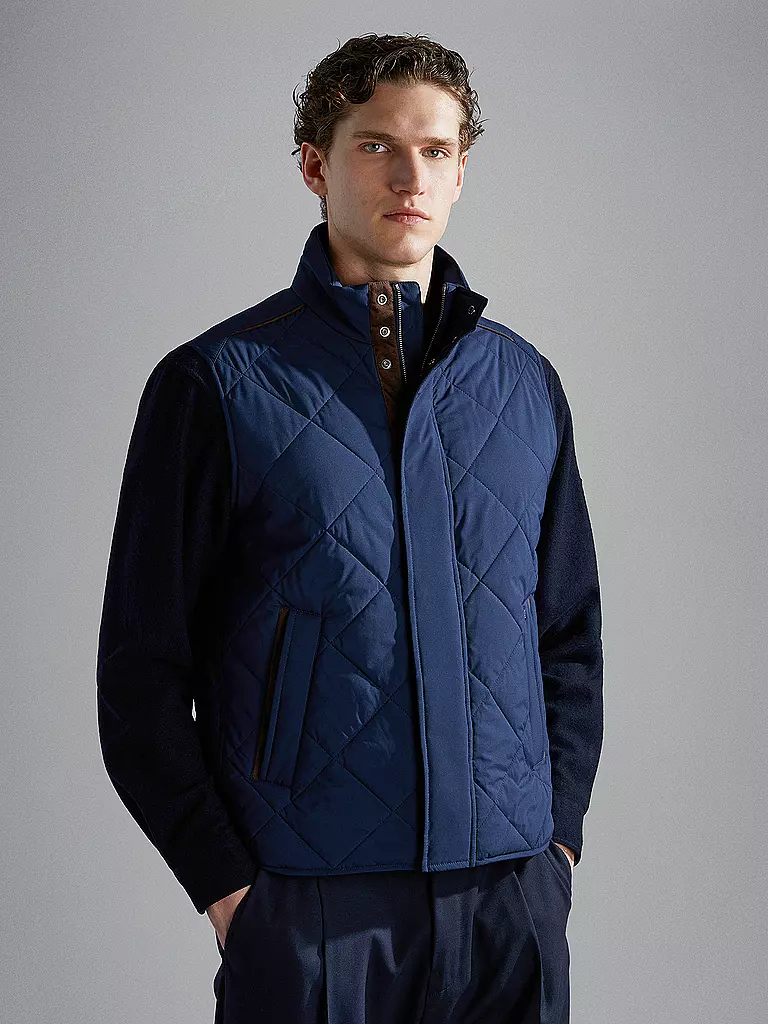 PAUL & SHARK | Steppgilet  | Blu scuro