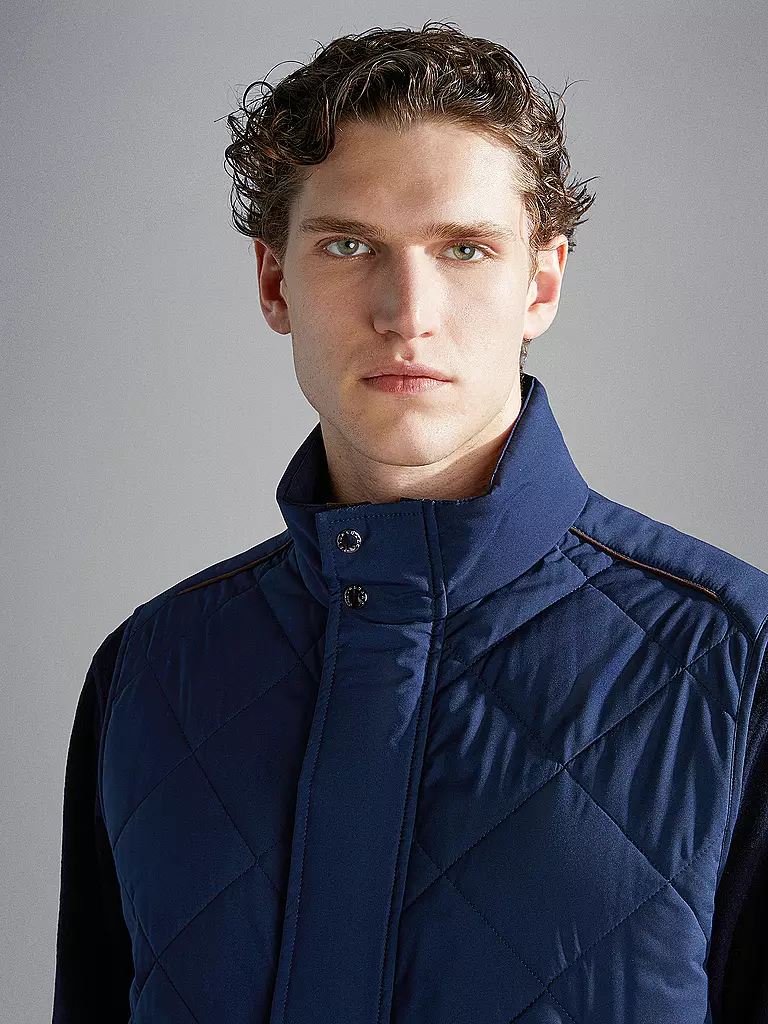PAUL & SHARK | Steppgilet  | Blu scuro