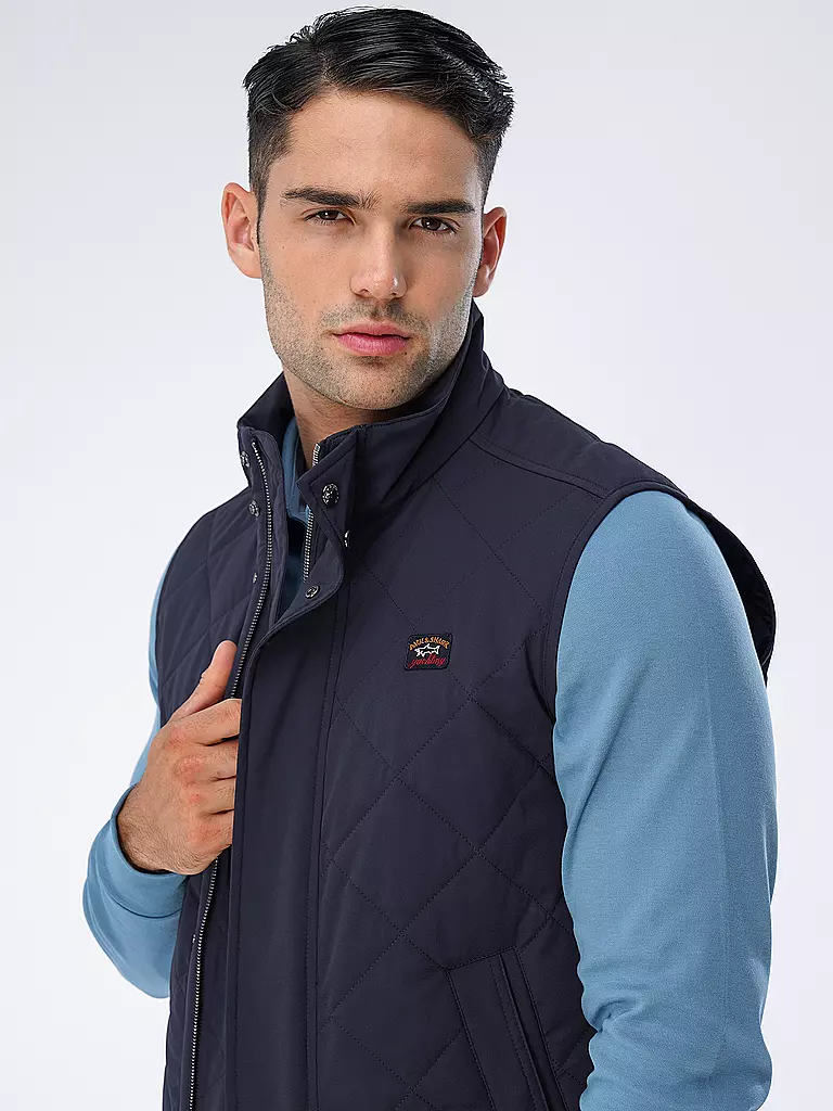 PAUL & SHARK | Steppgilet | Blu scuro