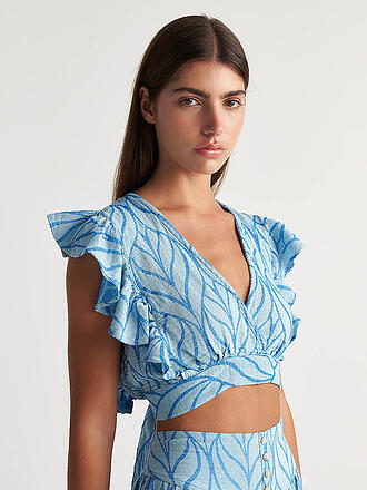 PEARL & CAVIAR | Top corto aderente ZAKAR