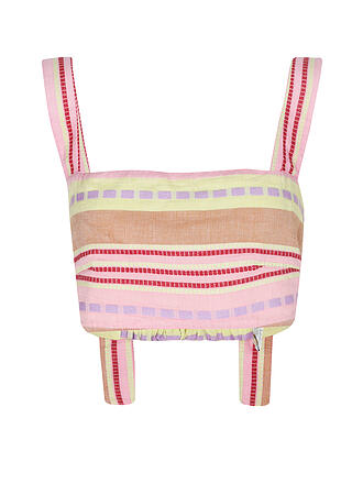 PEARL & CAVIAR | Top corto aderente ZAKAR