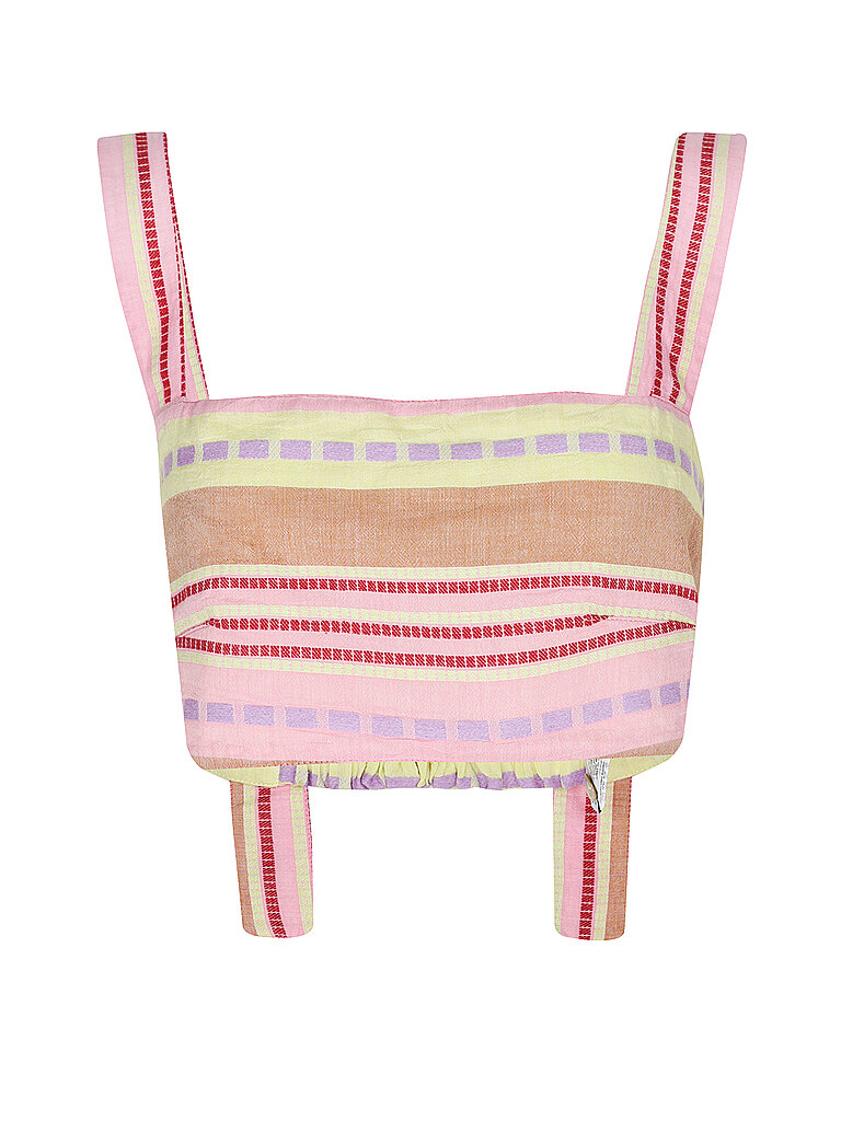 Top corto aderente ZAKAR rosa S/M