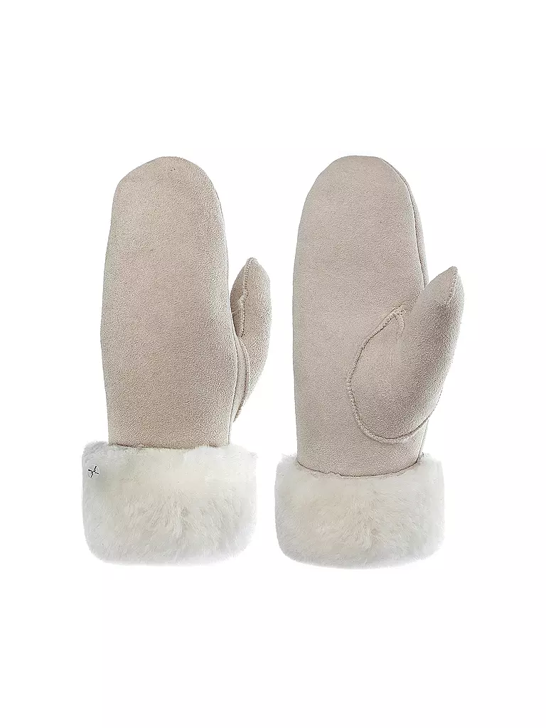 PEARLWOOD | Guanti in pelle - Muffole FIONA | Beige