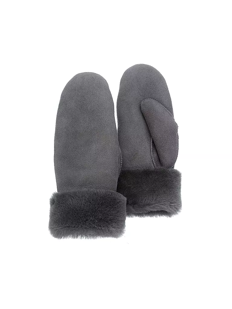 PEARLWOOD | Guanti in pelle - Muffole FIONA | Grigio