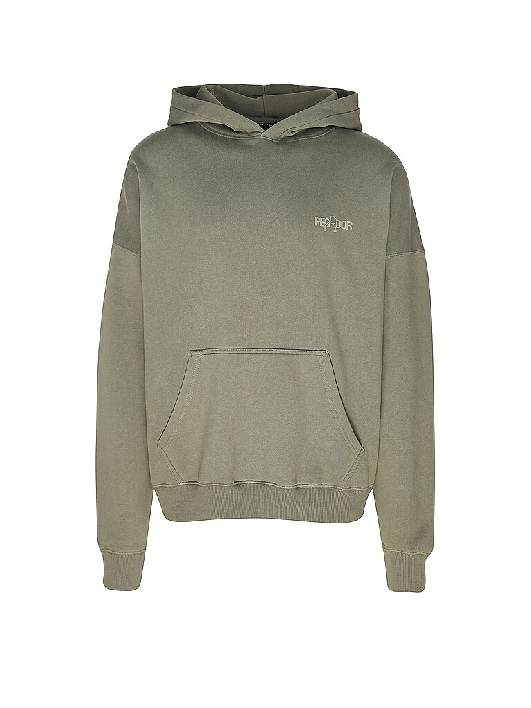 Kapuzensweater - Felpa con cappuccio MINER oliva L