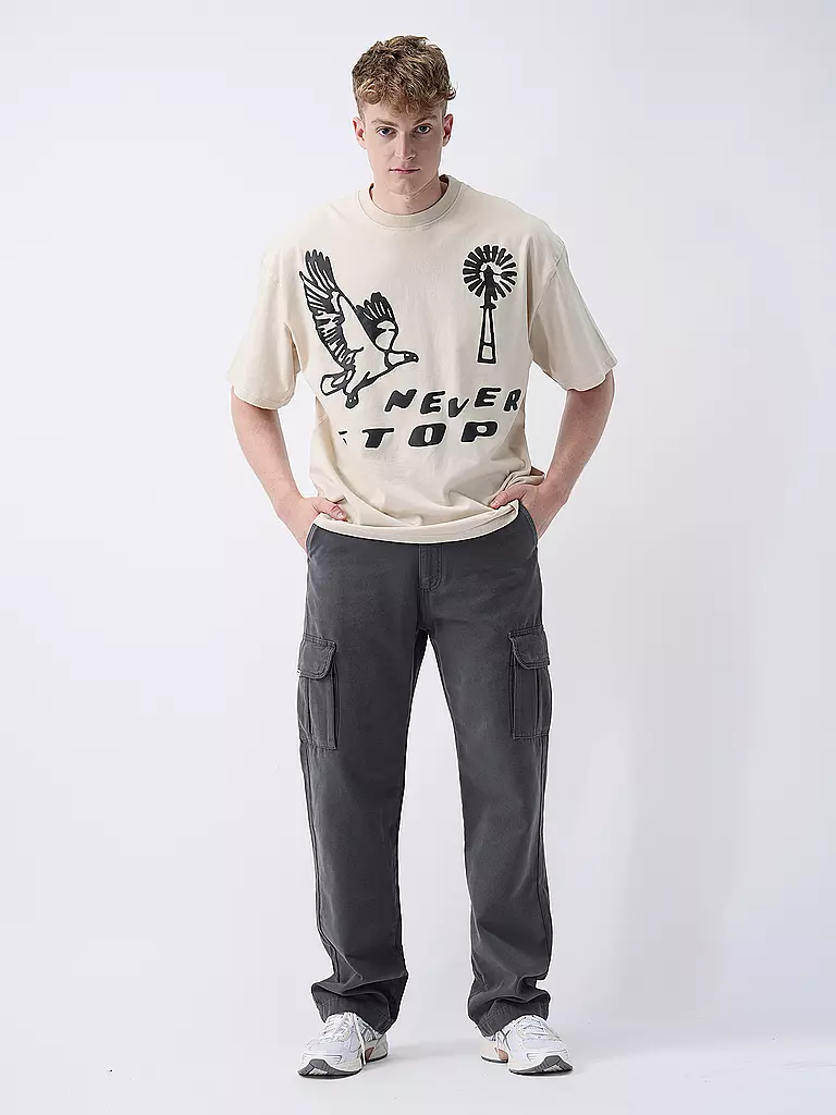 PEGADOR | Cargohose NEIVA Straight Fit | Grigio