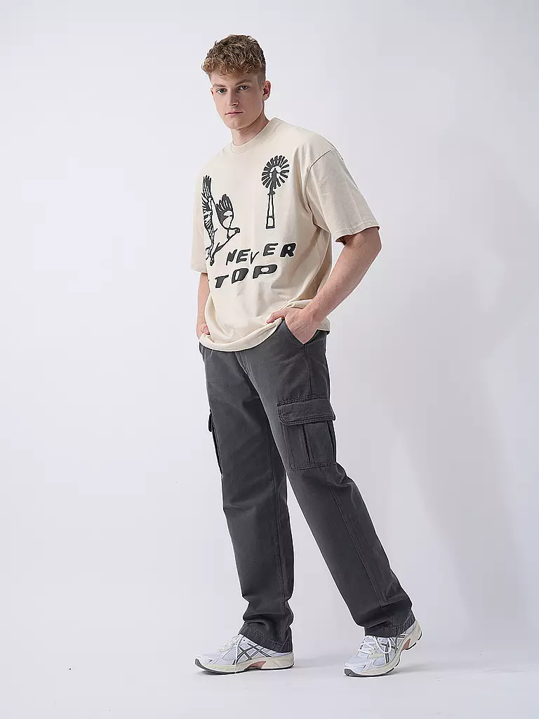 PEGADOR | Cargohose NEIVA Straight Fit | Grigio