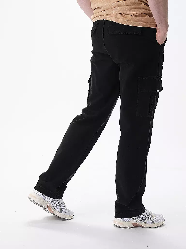 PEGADOR | Cargohose NEIVA Straight Fit | Nero