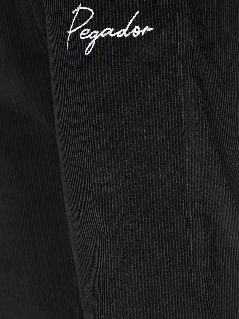PEGADOR | Cordhose  Straight Fit  | Nero