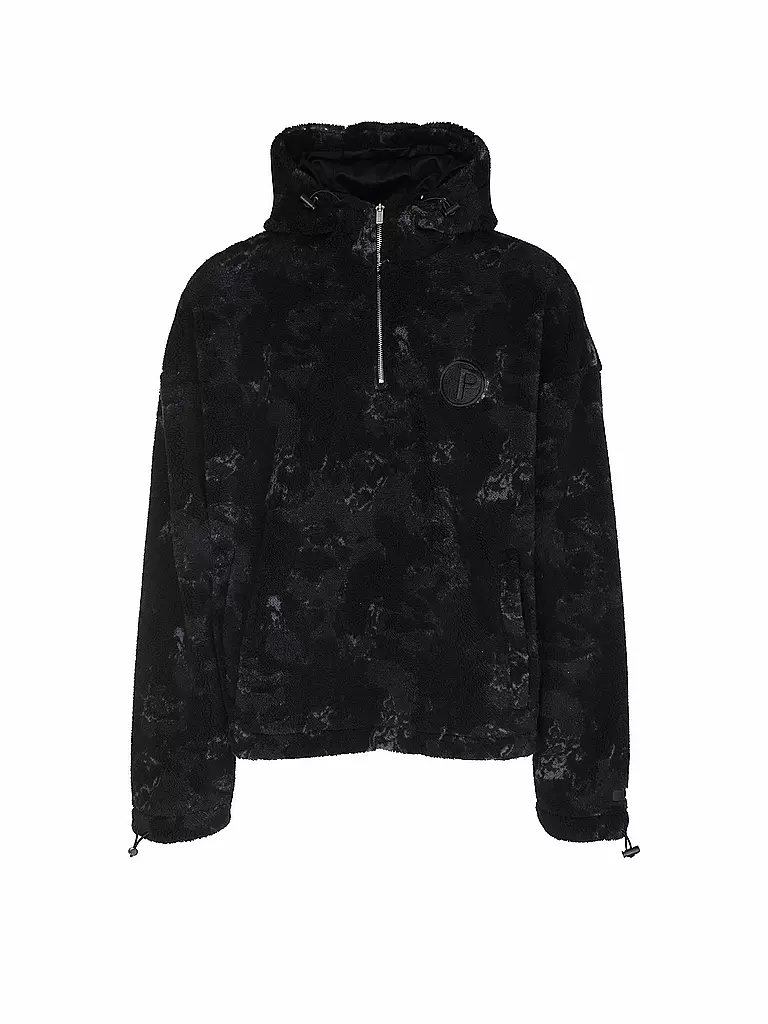 PEGADOR | Felpa con cappuccio - Hoodie FALL TEDDY | Nero