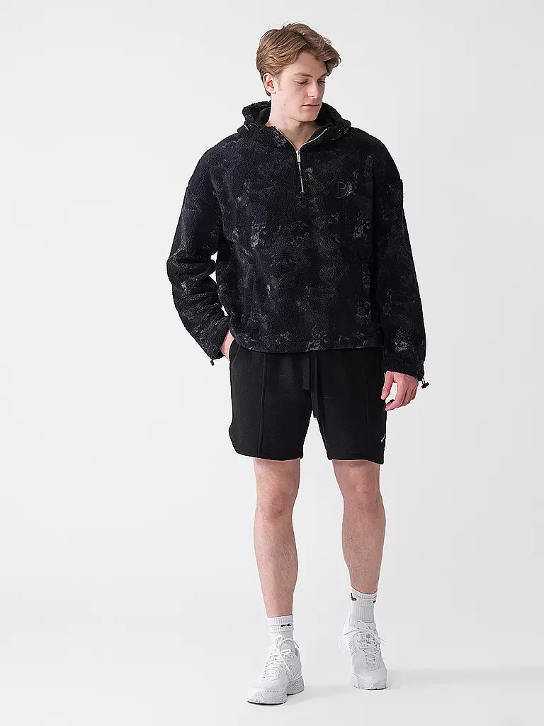 PEGADOR | Felpa con cappuccio - Hoodie FALL TEDDY | Nero