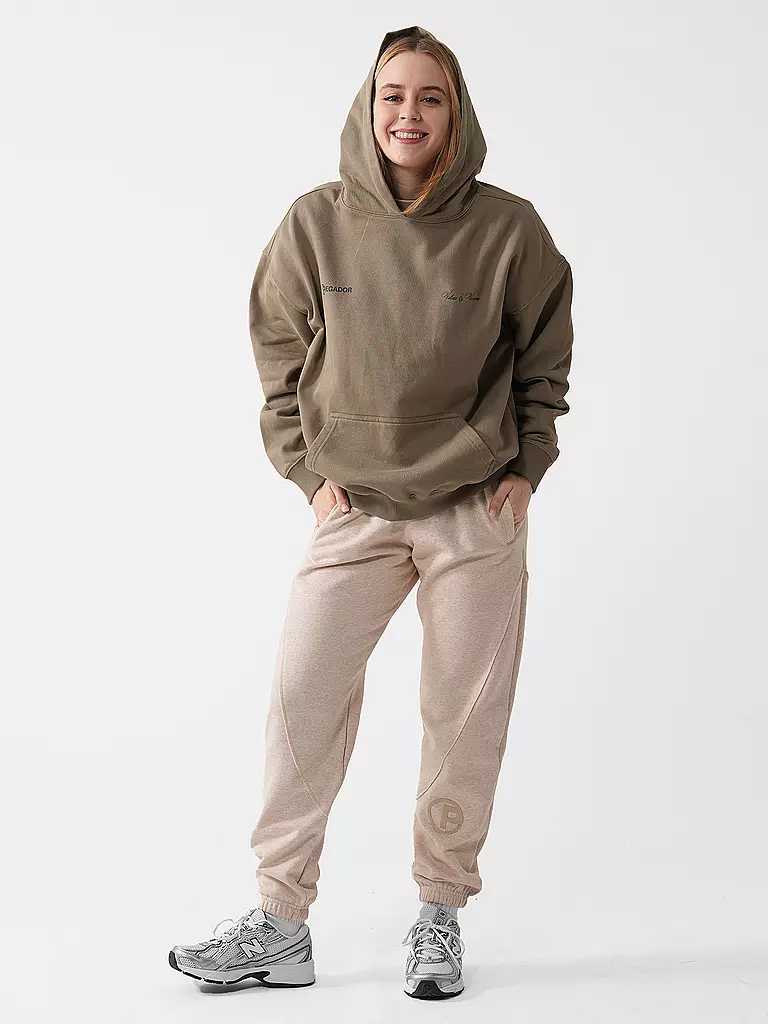 PEGADOR | Felpa con cappuccio - Hoodie FIA | Marrone chiaro