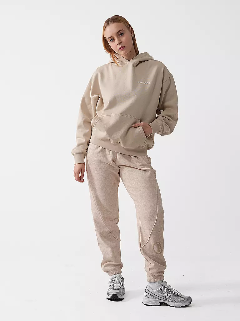 PEGADOR | Felpa con cappuccio - Hoodie MAIRI | Beige