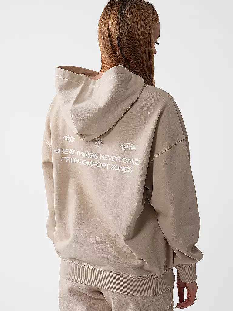 PEGADOR | Felpa con cappuccio - Hoodie MAIRI | Beige