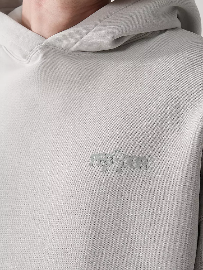 PEGADOR | Felpa con cappuccio - Hoodie MINER | Grigio chiaro