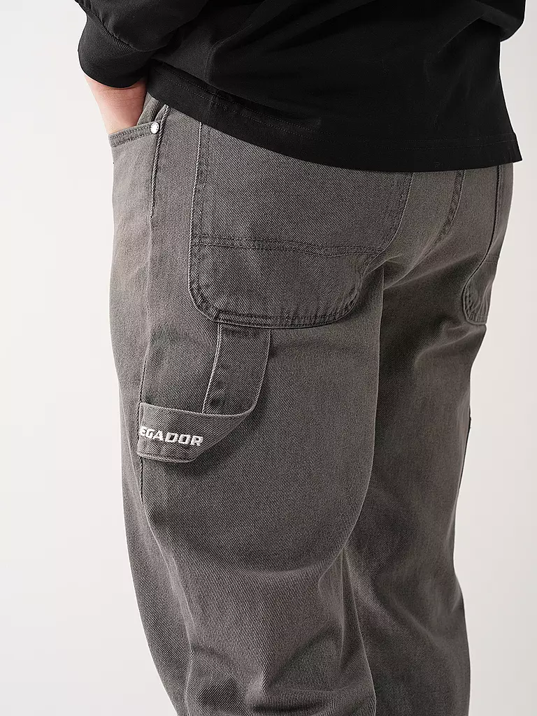 PEGADOR | Jeans Baggy Fit DAULE | Grigio