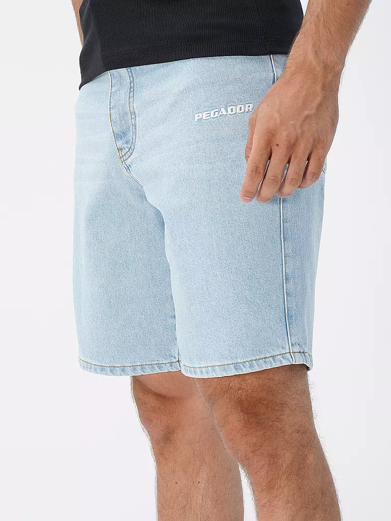 PEGADOR | Jeansshorts EARL | Blu chiaro