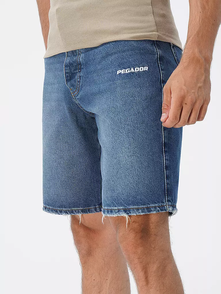 PEGADOR | Jeansshorts EARL | Blu