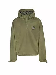 PEGADOR | Felpa con cappuccio - Hoodie FALL TEDDY | Oliva