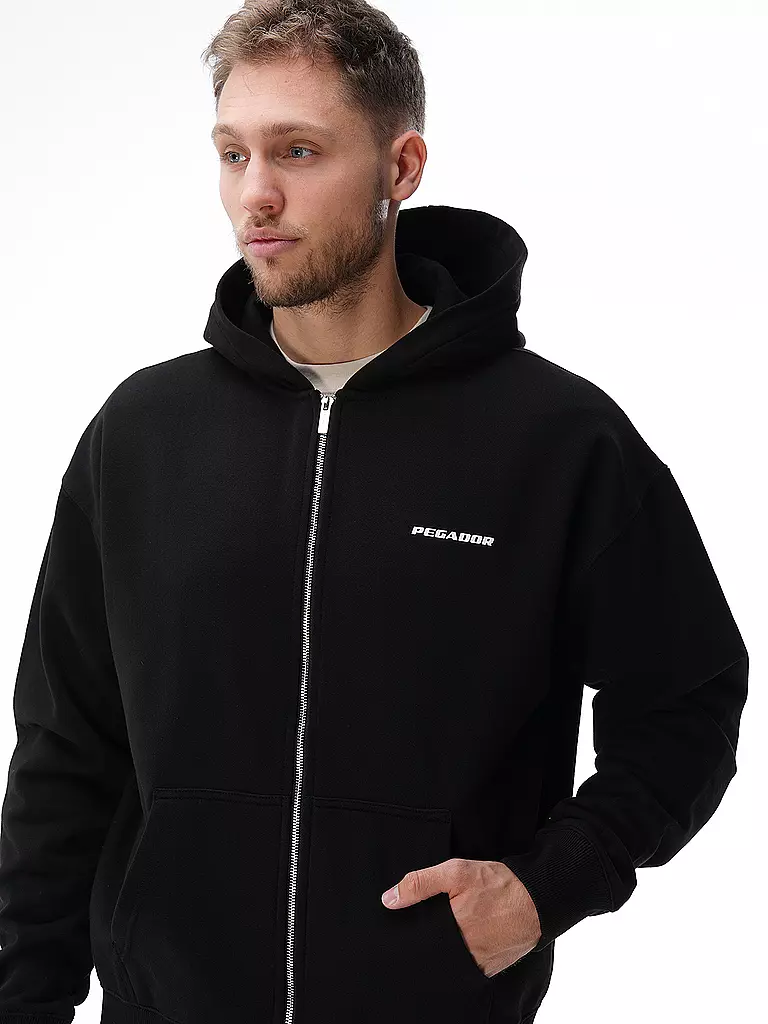 PEGADOR | Sweatjacke  | Nero